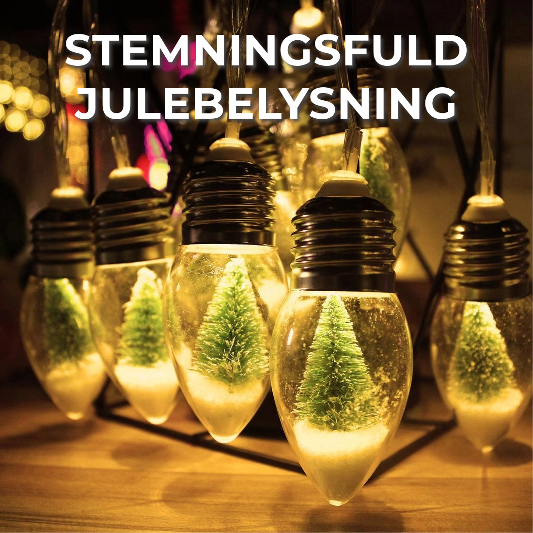 Stemningsfuld julebelysning