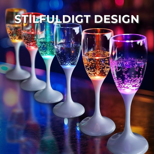 LED Champagneglas