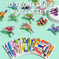 3D Cartoon Puzzlesæt | 25 Puslespil